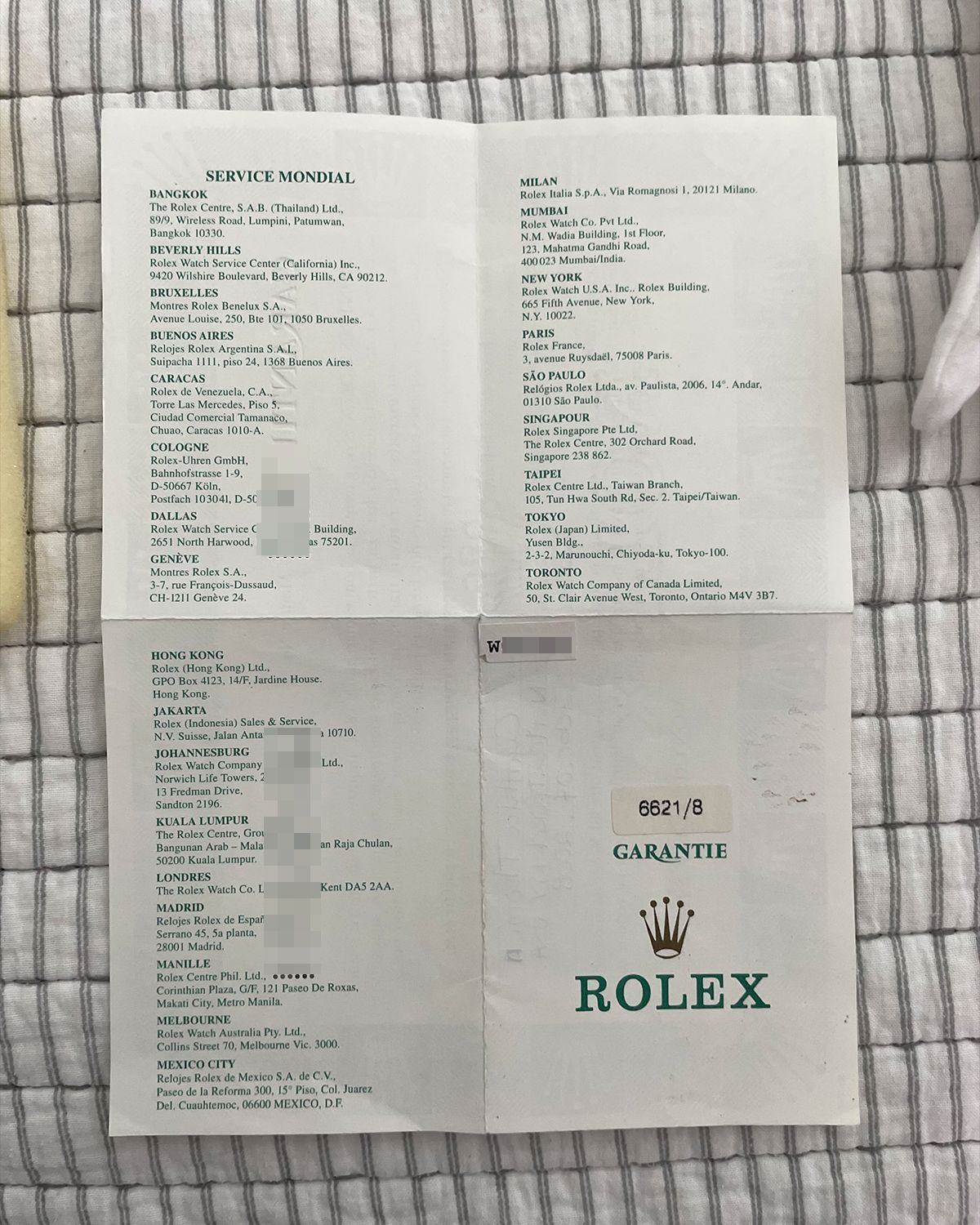 Rolex 6621
